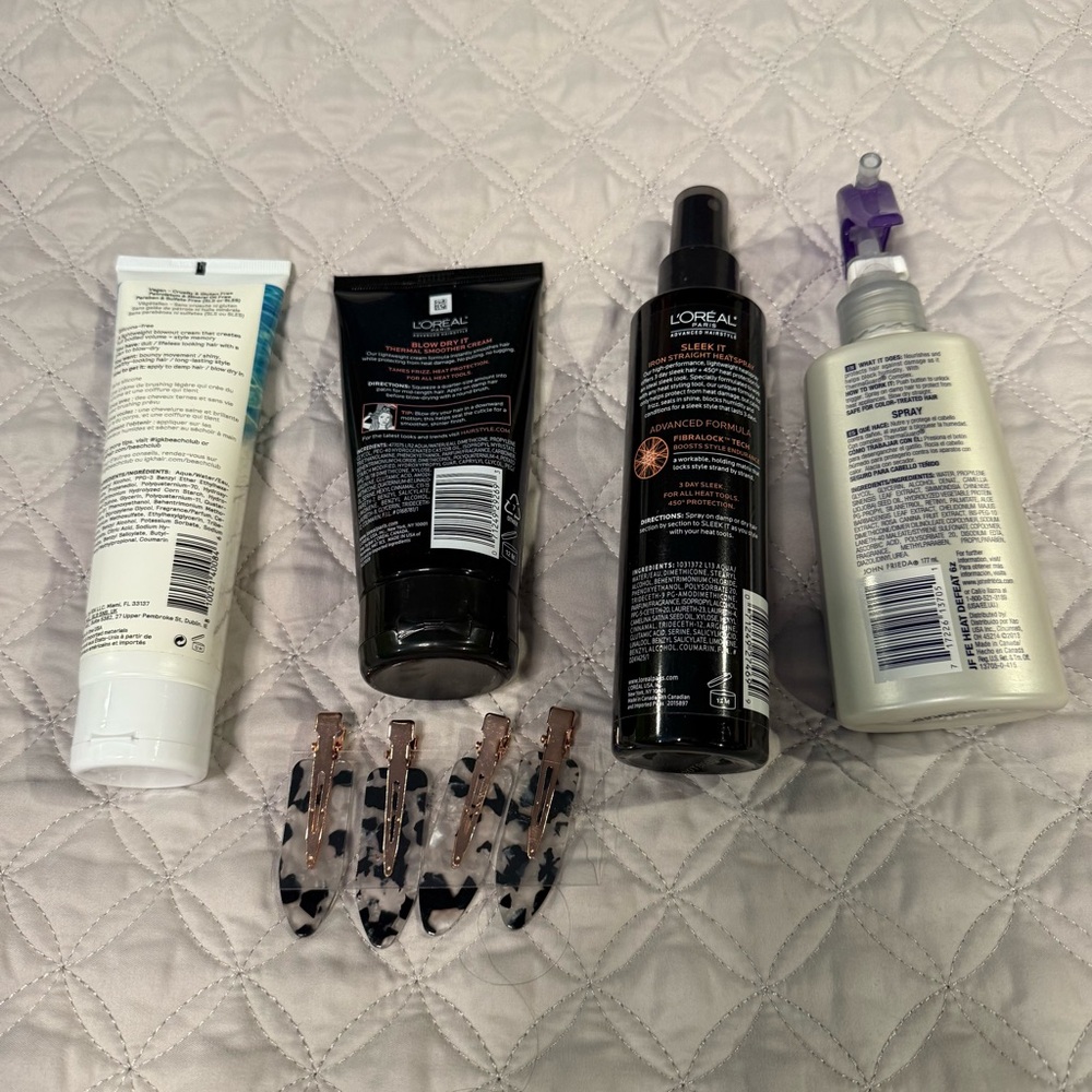 Hair Care - Smoothing & Sleek Styling Set with blowout Clips - Picture 2 of 2
